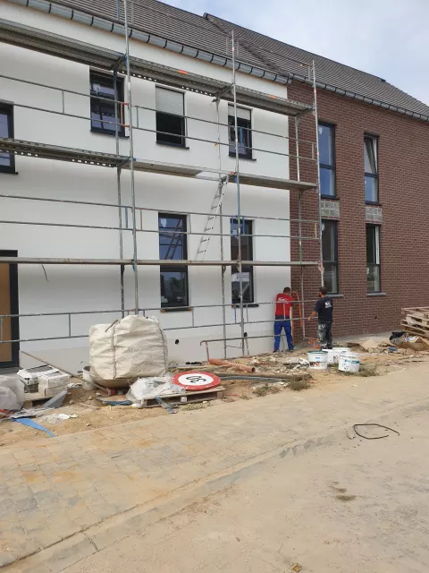 Isolation avec crépis